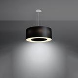 Sollux Żyrandol SATURNO 50 czarny SL.0748