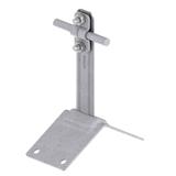 Uchwyt dachowo-szczytowy H=12 cm Z-śruba /OG/ TYP AN-11C/OG/-N