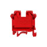 ZSG1-10.0Nc ,  Złączka szynowa gwintowa, seria NOWA, 10,0 mm2, TS 32,35, 1 tor, czerwony