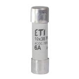 Wkładka topikowa cylindryczna PV gR 700V CH10x38 gR 6A 700V AC DC 002625019 ETI