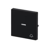 FUTURE Klawisz z symbolem „dzwonek” Do przycisku zwiernego czarny matowy