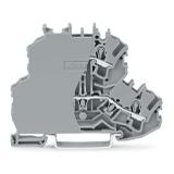 TOPJOB S złączka dwupiętrowa przelotowa/przelotowa szara