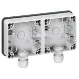 Plexo IP66 Puszka Natynkowa Podwójna Pozioma 090493 LEGRAND