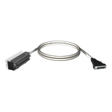 Modicon X80, zestaw kablowy, złącze 20 pin, złacze SUB D25, do modułów wejść/wyjść X80, 3 m