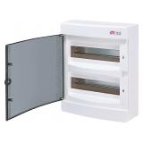 Rozdzielnica natynkowa 2x12 drzwi transparentne ECT24PT-s 001101069 ETI