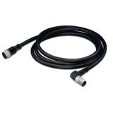 przewód do czujników/el.wykonawczych gniazdo prosteM12/wtyczka kątowaM8 1