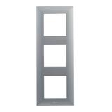 Niloe Step Ramka Potrójna 3X- Kolor Stalowy 863493 LEGRAND