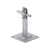 AN-11G/OG/-N Uchwyt na płytce stalowej H=12cm Z-śruba/OG/