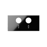 Simon 100 Pokrywa do gniazda antenowego R/TV-SAT (mechanizm 1/2) czarny