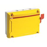 BWS625YTPN rozł bezpieczeństwa, 6-bieg, 25A żółty, nap bocz