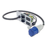 Symmetra RM, moduł tylny 230 V z wyjściami (2) IEC320 C19 oraz (1) IEC 60309