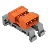 MCS-MIDI Classic wtyk dwustronny 3-bieg. pomarańczowy raster 5,08 mm /50szt./ WAGO