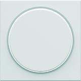 gallery Płytka czołowa do ściemniacza przyciskowego biały