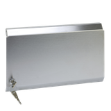 Simon Connect Pokrywa z zamkiem do obudów podtynkowych i natynkowych S500 METAL 4-modułowych