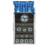 Blok rozdzielczy 250A zacisk wejściowy 1x120mm2 zaciski wyjściowe 4x10 i 5x16 i 2x25mm2 OR-LZ-8200/2