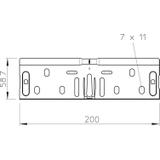 RV620, KOMPLET ŁĄCZNIKÓW WZDŁUŻNYCH 60X200
