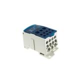 Blok Rozdzielczy UKK-400 na szynę TH35 lub do pow. płaskich Al/Cu 1x185mm 2x35mm 5x16mm 4x10mm 415V AC/DC 400A 49.5400 OPATÓWEK