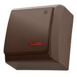 BIS Łącznik krzyżowy z podświetleniem pomarańczowym - kolor brązowy