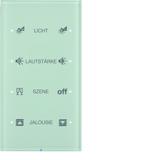 BERKER R.3 Sensor dotykowy poczwórny konfigurowalny szkło biały 75144150 HAGER