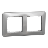 Sedna Design, ramka 2-krotna, srebrne aluminium
