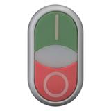 M22-DDLM-GR-X1/X0 Przycisk podwójny z samopowrotem i z możliwością podświetlenia 284830 EATON