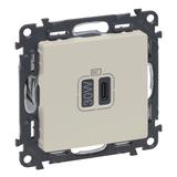 VALENA LIFE - ŁADOWARKA USB TYP C - 30 W - KREMOWY