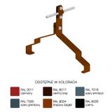 Uchwyt gąsiorowy "WZÓR 25" Z-śruba H=10 cm /LA/