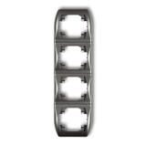 TREND Ramka pionowa poczwórna grafitowa