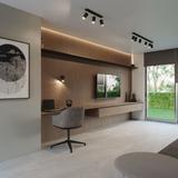 Sollux Plafon RING 4L czarny SL.0332