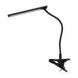 TERI LED lampka biurkowa z klipsem 5W 260lm 4000K czarna