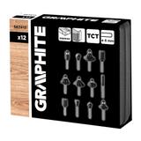 Frezy do drewna widiowe, trzpień 6 mm, zestaw 12 szt.