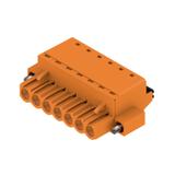 BLF 5.00HC/07/180F SN OR BX Wtyk PCB (złącze wiązki), 5.00 mm, Liczba biegunów: 7, PUSH IN, Złącze sprężynowe /36szt./ 1017480000 WEIDMÜLLER