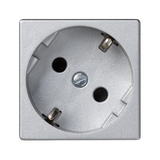 Simon Connect Gniazdo K45 schuko 16A/230V aluminium K01/8 KONTAKT