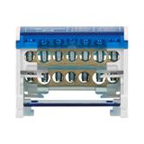 Blok rozdzielczy 2-rzędowy 7 przewodów OR-LZ-8201/7 ORNO