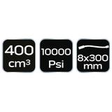 Smarownica dźwigniowa 400 cm3 z wężykiem 8 x 300 mm (10000Psi)