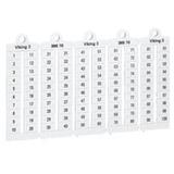 Płytki Oznaczników Szerokość 8Mm Cyfry 1-10 Poziome /1000Szt./ 039525 LEGRAND