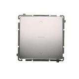 Simon Basic Łącznik roletowy trójpozycyjny 1-0-2 srebrny mat BMZW1K.01/43 KONTAKT
