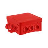 Puszka instalacyjna naścienna NS6 FASTBOX&HOOK czerwony  SIMET