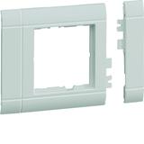 tehalit.WA Maskownica 80mm 1-krotna 50x50mm PC-ABS bezhalogenowy jasnoszary GR0800B7035 HAGER