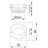 157/MS, TULEJA DOC.Z OPOREM I OBJEM.21