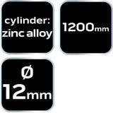 Zapięcie rowerowe, linka na kod