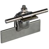 Zacisk krawędziowy wygięty 0,7-8 mm, stal nierdzewna NIRO