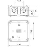 B 10 M/5, PUSZKI INSTAL.Z LISTW.4MM SZ.