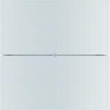 BERKER B.IQ Przycisk podwójny komfort aluminium 75162594 HAGER