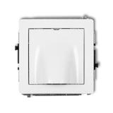 DECO Mechanizm wypustu kablowego biały