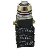 Przycisk NEF30-UWL3X3Y/24V bezbarwny