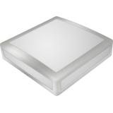 Oprawa oświetleniowa ERIS LED srebrny pierścień, klosz mleczny b.neutralny 13W, czujnik ruchu