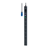APC Easy Rack PDU, 3700 W, z pomiarem, 0U, jednofazowa, 230V, 16A, gniazdka 18 x C13 i 3 x C19, wtyk