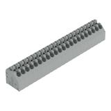 Złączka do płytek drukowanych przycisk 1,5mm2 RM 3,5mm 22-bieg szara /15szt./ 250-222 WAGO