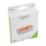 Szybkozłączka z dźwignią 5x 0,2‑4mm2 transparentna / pomarańczowa 221‑415, 221‑415/995‑008 /8szt./ WAGO